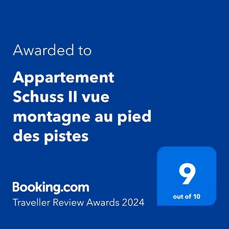 Lejlighed Schuss Ii Vue Montagne Au Pied Des Pistes *
